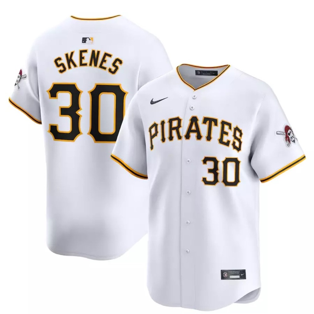 Nike Authentic Pittsburgh Pirates Paul Skenes #30 Limited Jersey Men’s Sz: M - Picture 3 of 9